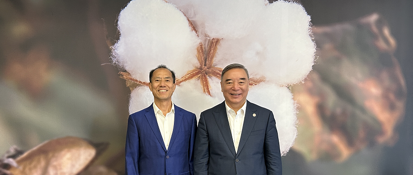 中上协会长宋志平到访太阳GG，，全棉时代以“一朵棉花”构建焦点竞争力